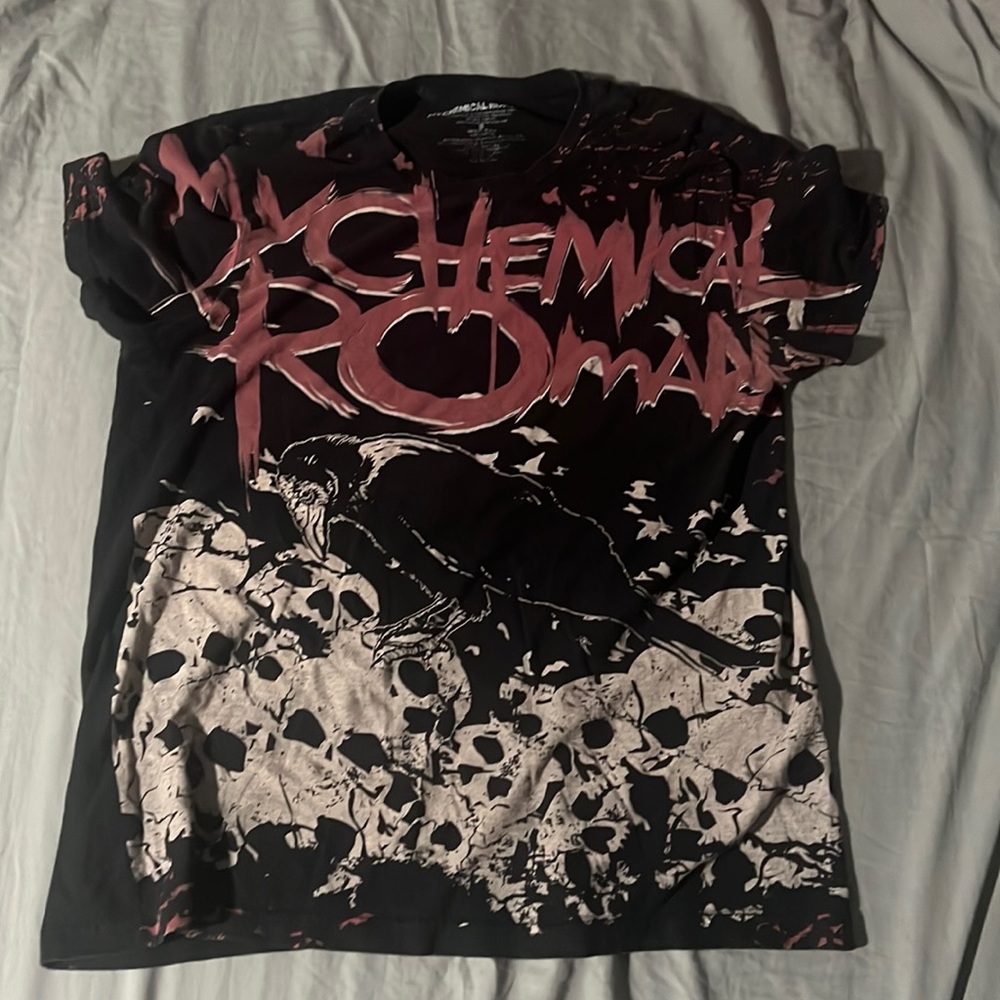 My chemical romance. Crow and skull band shirt